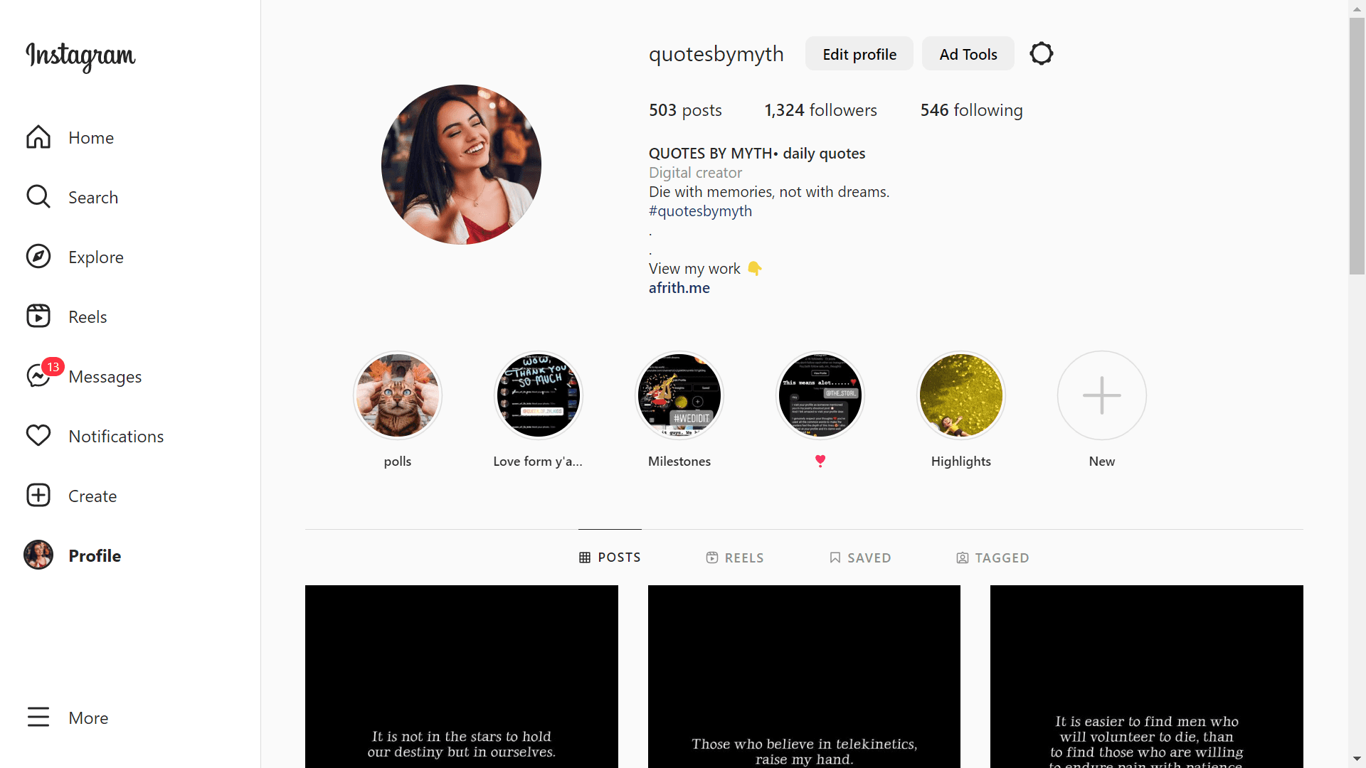 a Node app that automates Posting on Instagram, such as scheduling posts. The tool will use Node server to run 24/7 and post Generated Motivational quotes every 6 hours,Thus saving time and effort.